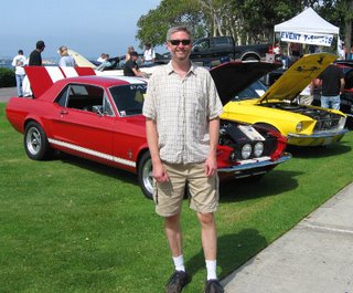 Me at a Mustang Show