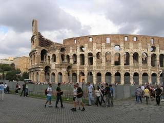 Outside Colosseum