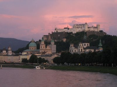 Salzburg at Sunset