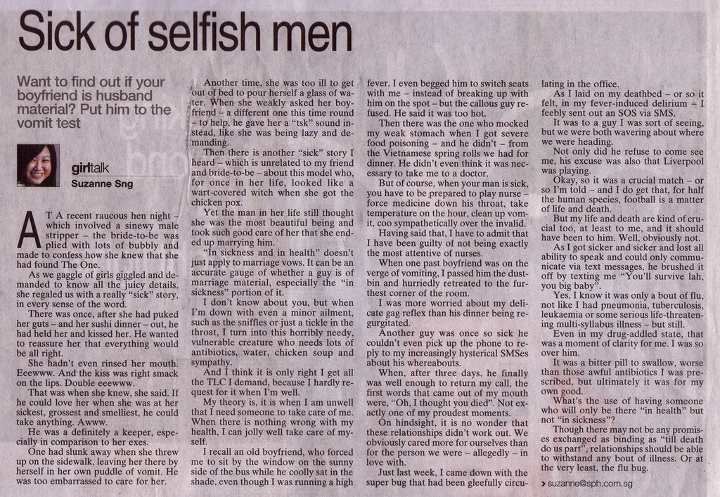 Men are selfish single Surprising Truth