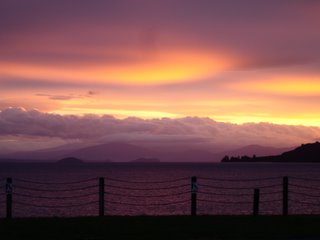 Lake Taupo Sunset