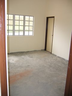 Master bedroom of the bungalow