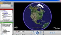 Google Earth の画面