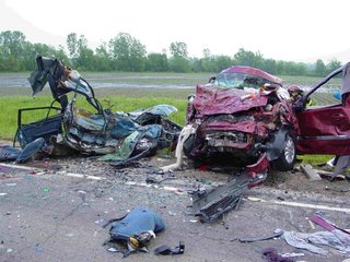 Automobile crash in Toledo