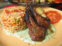 lamb-chops-with-tomato-spinach-rice