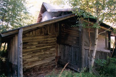 Front/side view of the cabin