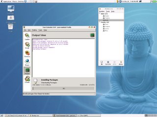 Mac-like Linux screen shot