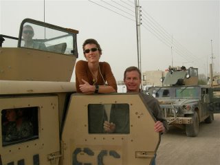 Edd and Laura in Iraq, click for more photos