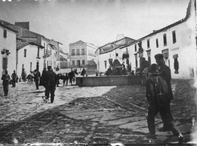 Calle Real de Pozoblanco a principios del siglo XX