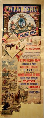 Cartel de la Feria de Pozoblanco de 1901