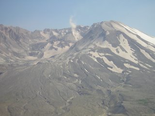 Rockfall on Mt St Helens