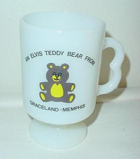Elvis Graceland Teddy Bear Mug