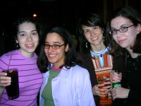 Ana, Brigitte, Emily & Polina @ Gina's Dossier Party