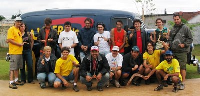 Galera que participou do 1° Desafio Paulista de Bumerangue, organizado pela Bahadara