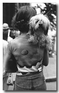 Dog on Shoulder, Madison Avenue 1974