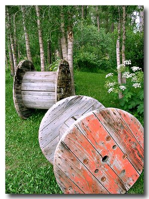 Cable Spools & Aspens - Steamboat Springs, CO   Canon A40