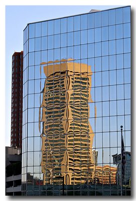 World Trade Center Baltimore, reflected in Baltimore Hyatt