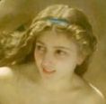 Detail from Nymphs & Satyr (1873) by William Bouguereau