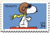 Charles Schulz - Snoopy stamp