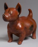 Terracotta Dog from Colima, Mexico, 300 BC - 300 AD