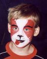 Boy's painted face (unknown artist)