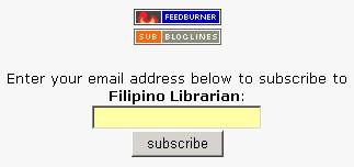 Subscribe to Filipino Librarian