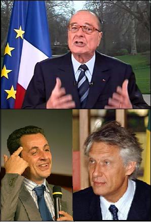 Chirac Villepin Sarkozy