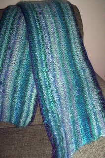shawl knit with Magic Loop yarn