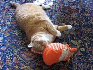 Monsieur Cat knit by Margaret