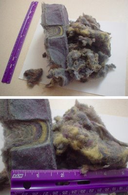 I wonder if there's a way to turn lint back into clothing.  Some kind of lint-printer.