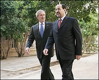 Bush, Maliki