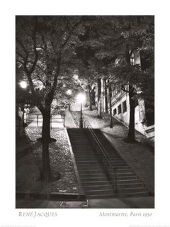 René-Jacques, Montmartre, 1950