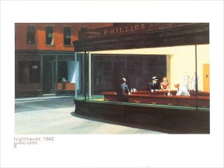 Edward Hopper, The Nighthawks, 1943, Chicago Art Institute