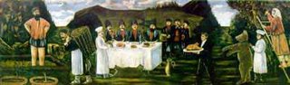 Niko Pirosmani, Family Feast