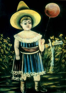 Niko Pirosmani, Little Girl with a Patterned Balloon