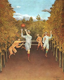 Henri Rousseau le Douanier, Rugby Players