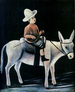 Niko Pirosmani, Little Boy Riding a Donkey