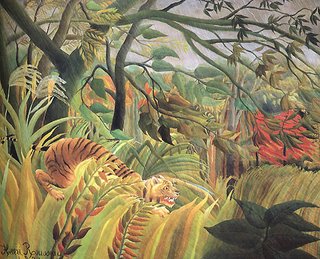 Henri Rousseau le Douanier, Tiger in Surprise