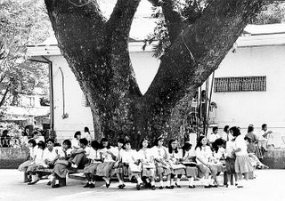 Rizal High School 1992, Batibot area; scale; photo by Atty. Galacio