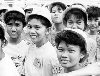 Rizal High School CAT fancy drill competition; 1989-1990; photo by Atty. Galacio