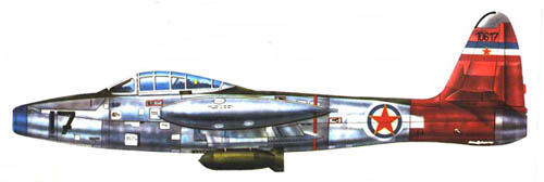 Kapja dhe ulja në Rinas e avionit jugosllav i tipit F-84G Th F84