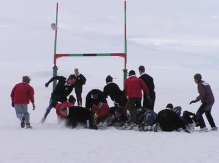 Kiwi/American rugby match