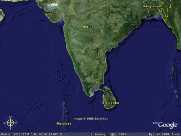 Animation of IIM, Bangalore using Google Earth