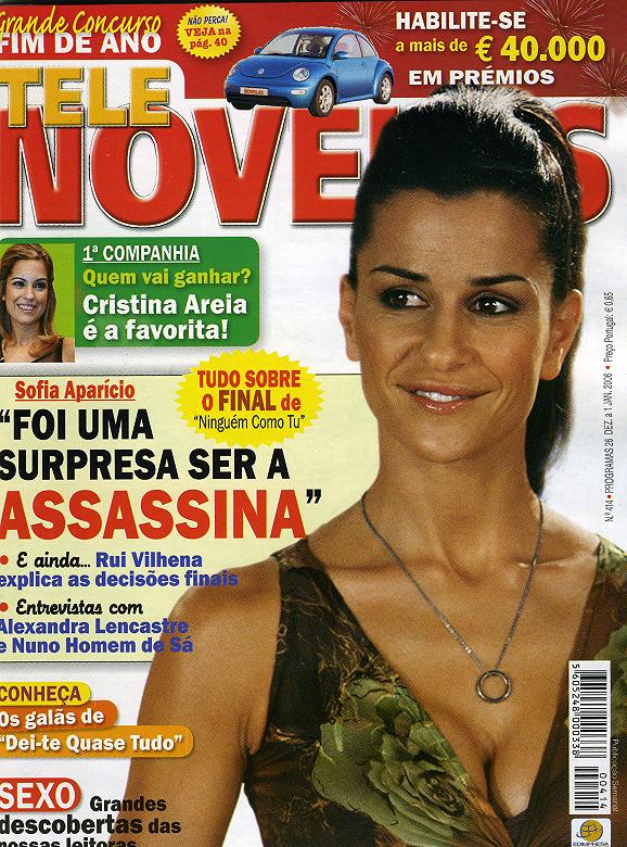 THE PORTUGAL DIGITAL JOURNAL: News Release 2440 : REVISTA TELENOVELAS DESTA  SEMANA