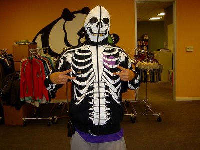 skull skeleton hoody hoodie