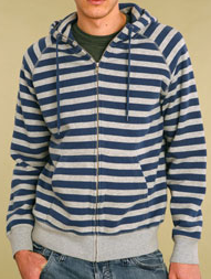 striped hoody