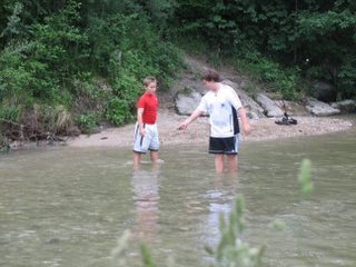 boys in the river