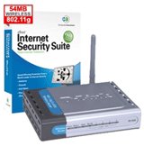 FREE D-Link / AirPlus / DI-524 / 54Mbps / 802.11g / 4-Port / Cable/DSL / Wireless Router with eTrust Internet Security Suite!