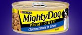 FREE can of Mighty Dog brand dog food!