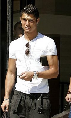 Gay Icon Cristiano Ronaldo - shopping  for Lois Vuitton